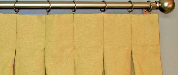 Inverted Pleat Drapery